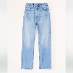 ABERCROMBIE AND FITCH the ankle straight ultra high rise jeans